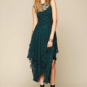 Free People French Courtship Lace slip dress